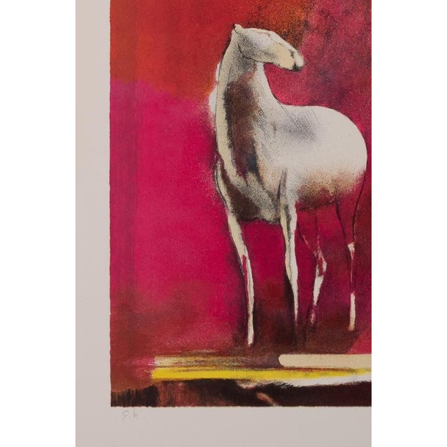 Paul Guiramand, Horses, Lithograph For Sale - Image 4 of 6