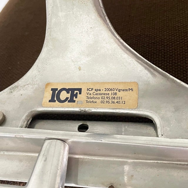 Italian Modern Fabric Office Chair by Charles and Ray Eames for ICF, 1970s, Set of 8 For Sale - Image 18 of 18