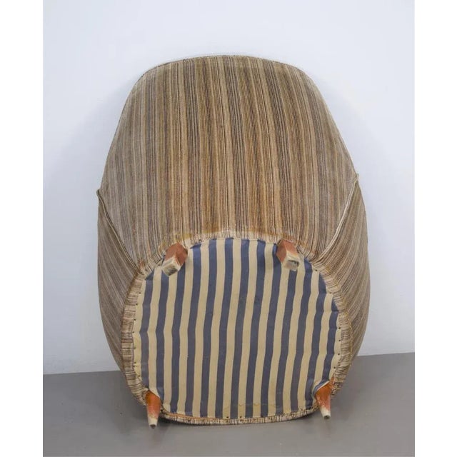 Beige Mid-Century Italian Armchair, 1950s For Sale - Image 8 of 13