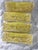 Yellow Vintage the Irish Linen Shop LTD Luxury Tablelinen Placemat & Doily or Napkins Made in Italy Set of 4 Pieces 100% Linen and Lace For Sale - Image 8 of 11