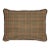 Autumn Tweed Cushion With Faux Leather Piping With Feather Filler - 33x46cm (15"x18") For Sale