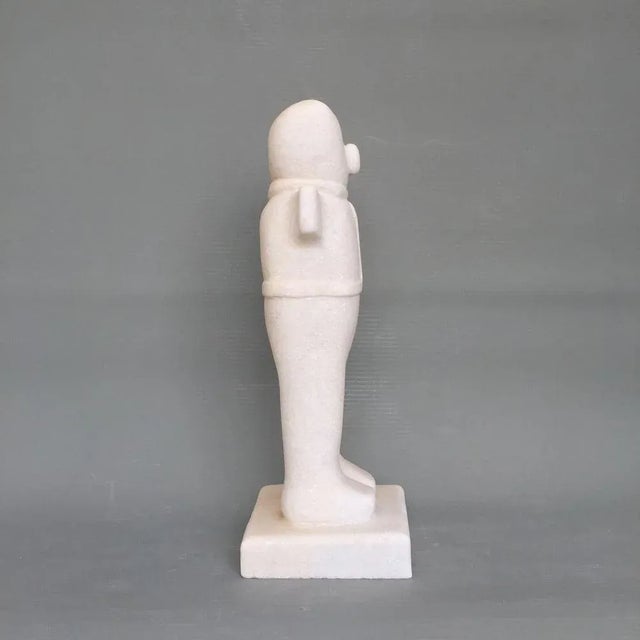 Comedy and Tragedy of the Animal Marble Sculpture by Tom Von Kaenel For Sale - Image 4 of 6