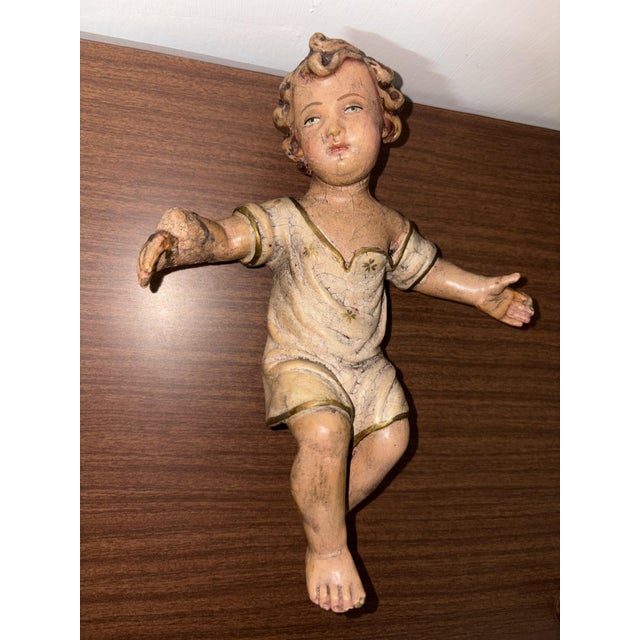 Vintage Terracotta Baby Jesus, 1950 For Sale - Image 12 of 12