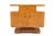 Brown Mid-Century Art Deco Style Side Cabinet, Poland, 1950s For Sale - Image 8 of 13