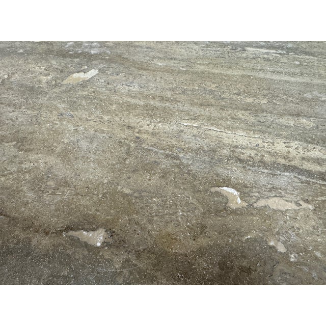 Italian Travertine Dining Table, 2010s For Sale - Image 10 of 13