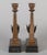 Late 19th Century Antique English Egyptian Revival Candlesticks - a Pair For Sale - Image 5 of 9