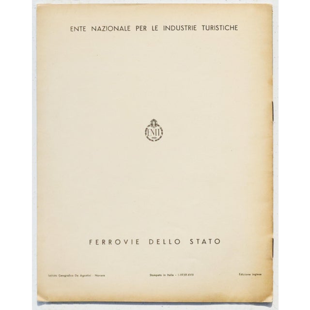 Date: 1939 Size: 9.5 x 7.5 inches Notes: Pamphlet, book Artist: ENIT (The Italian Government Tourist Board) About The...