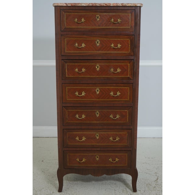 Age: Approx: 70 Years Old Details: Dovetailed Drawer Construction Quality Construction Nice Inlay Work Throughout Queen...
