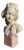 Bust of 19th Century French Woman on Cube Marble Mount After Grinam Niam Paris For Sale