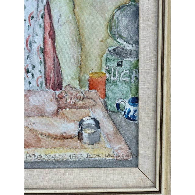 "Kitchen Fun" Oil on Canvas After Josie Willcox Smith, by Patrick Fraley For Sale - Image 9 of 9