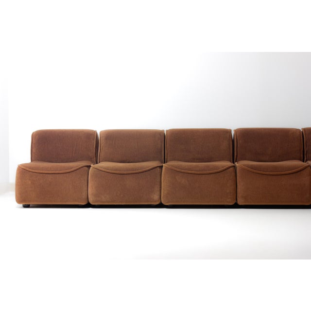 Space Age Modular Sofa, Italy, 1970s, Set of 5 For Sale - Image 6 of 18