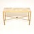 A stylish and very well made vintage French brass and marble coffee table. This was made in France, it dates from around...
