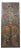 Vintage Tree of Life Hand-Carved Wood Door Panel – Colorful Architectural Wall Accent 84x36 For Sale