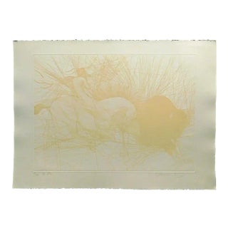 Guillaume Azoulay "La Bete" Original Signed Etching Edition of 75 For Sale