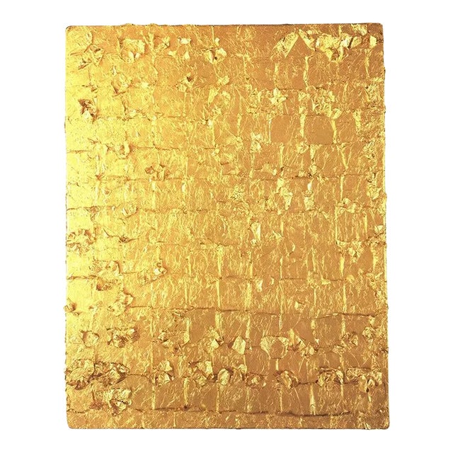 YVES KLEIN Gold Leaf on Panel, 1994 For Sale