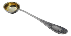 Silver Soup Ladle with Raised Handle