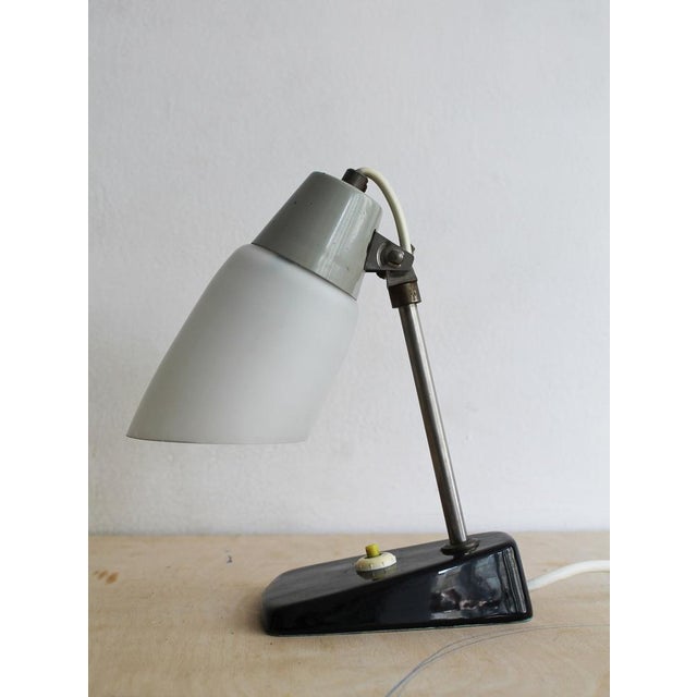Mid-Century Czech Table Lamp by Jaroslav Anýž for Lustry Kamenický Šenov, 1950s For Sale - Image 4 of 12