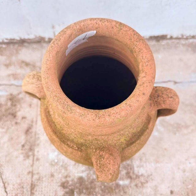 Large Clay Pot with Natural Finish For Sale - Image 3 of 4