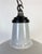 Mid-Century Modern Industrial Grey Enamel Factory Pendant Lamp, 1960s For Sale - Image 3 of 17