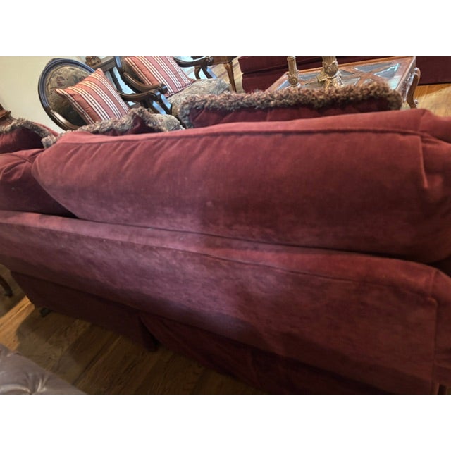 Sienna Contemporary Velvet Sofa For Sale - Image 8 of 8