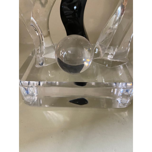 Vintage Lucy Phelps Lucite Sculpture For Sale - Image 4 of 12