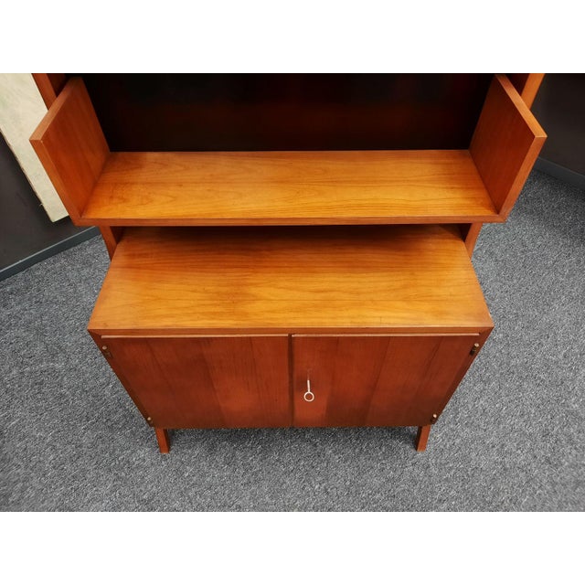 Standing Shelf in Cherrywood by Heinz Vetter for Wilhelm Renz, 1950s For Sale - Image 11 of 13