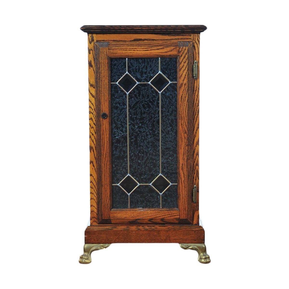 Slot Machine, Original Oak Stand Chairish