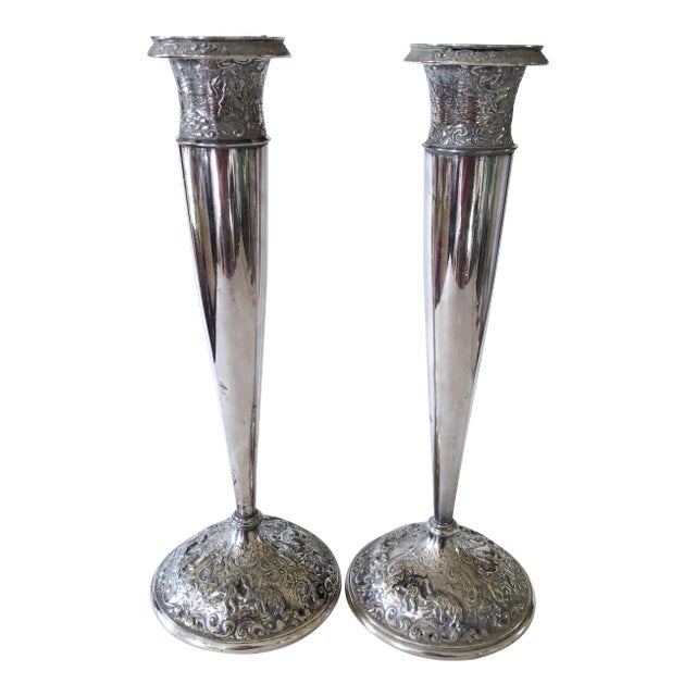 Barbour Silver Candlesticks For Sale