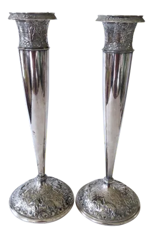 Barbour Silver Candlesticks
