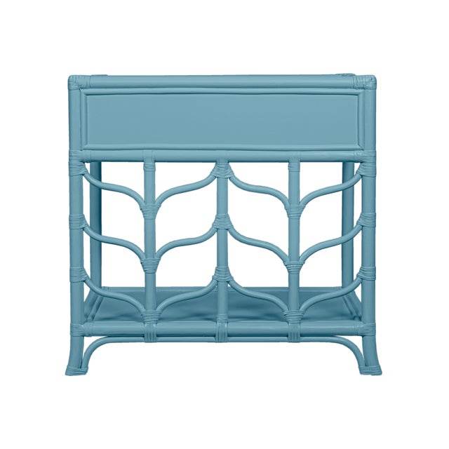 Ivy Nightstand - Pool Blue For Sale - Image 9 of 10