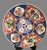 Imari Porcelain Vintage Japanese Porcelain Colorful Floral Imari Platter, Marked For Sale - Image 4 of 10