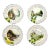 English Traditional Cottage Hand Painted Decorative Plates, Set of 4 For Sale