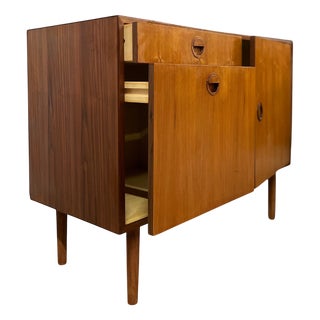 Low Danish Teak Sideboard by Thygesen & Sørensen, 1960s For Sale
