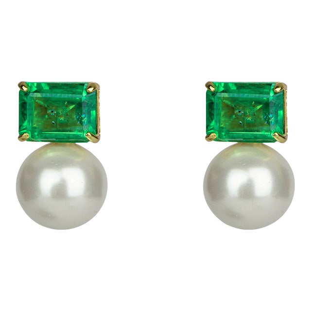 Sixtine Studs Green - Set of 2 For Sale