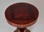 Wood Art Deco Mahogany Center Table With Ebonized Column Base and Brass Trim For Sale - Image 7 of 10