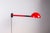 Postmodern Extendable Wall Lamp in Red Metal, 1970s For Sale - Image 6 of 14