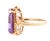 10k Gold and Amethyst Cocktail Ring For Sale In Tampa - Image 6 of 8