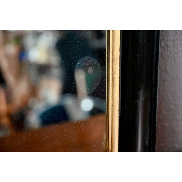 Boho Chic Bohemian Mirror in Black and Gold For Sale - Image 3 of 6