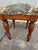 19th Century French Stool With Equestrian Fabric For Sale - Image 4 of 7