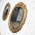 Glass Art Deco to Art Nouveau or Hollywood Regency Gilded Resin Mirrors Anthemion Foliate Design Style of Serge Roche, a Pair For Sale - Image 7 of 14