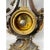 Bronze 19th Century French Bronze Lyre Clock With Marble Base & Original Patina (1840-1860) For Sale - Image 8 of 12