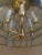 Vintage Art Deco Lucite Waterfall Edge Chandelier With Etched Irises 1980s For Sale In Chicago - Image 6 of 8