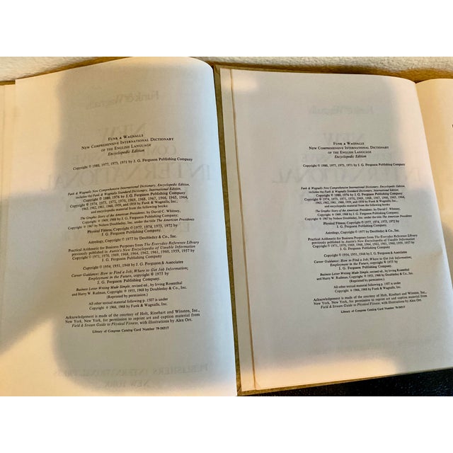 Funke Wagnalls New Comprehensive Internal Dictionary of the English Language - Deluxe Edition For Sale - Image 9 of 10