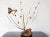 1970s Mid Century Modern Brass Butterfly on Plant Sculpture For Sale - Image 13 of 13