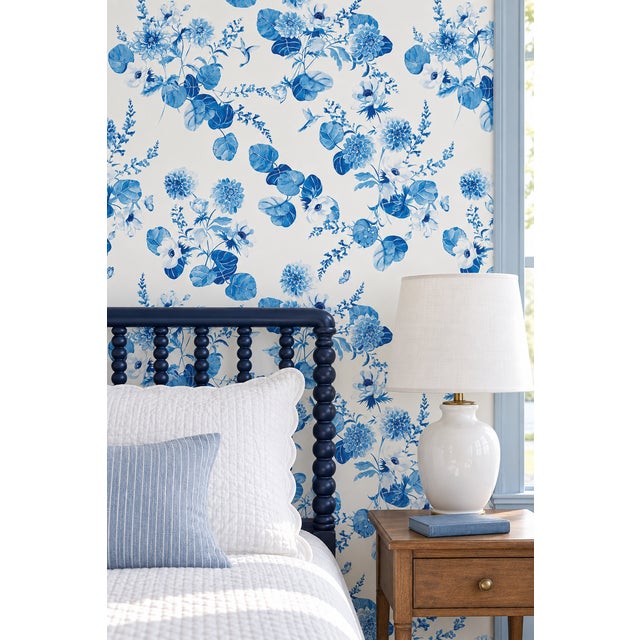 Our Chirp Society Garden Wallpaper Print includes some of our very favorite botanical florals, hand-painted alongside...