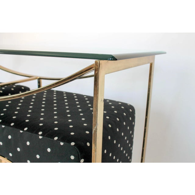 Vintage Hollywood Regency Console Table With Benches For Sale - Image 12 of 13