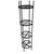 French Four-Tier Iron Plant Tower, a Pair For Sale - Image 4 of 11