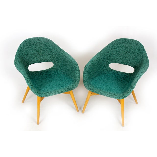 Armchairs by Miroslav Navratil for Tatra Nábytok, 1960s, Set of 2 For Sale - Image 16 of 18