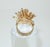 Sarah Coventry Sarah Coventry Starburst Gold Tone Cocktail Ring For Sale - Image 4 of 10