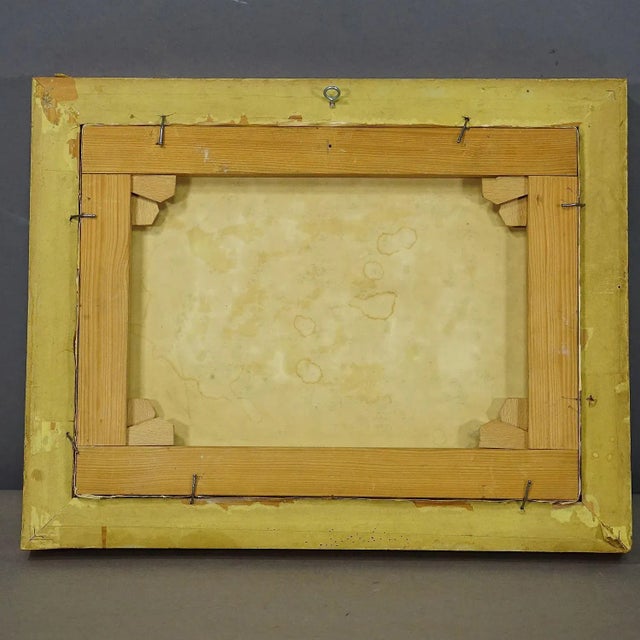 Fallow Deer with Doe in the Alps, Oil on Canvas, 19th Century, Framed For Sale - Image 7 of 8